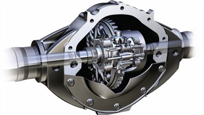 Renault Master Van differential locking system