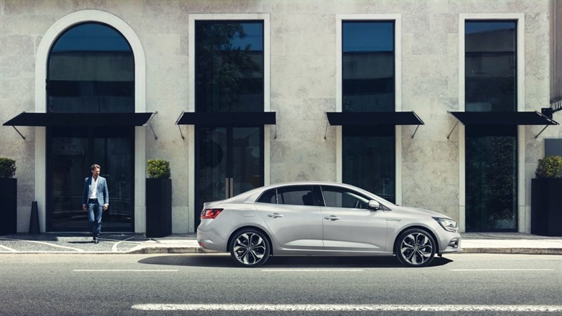Renault MEGANE parked on the road