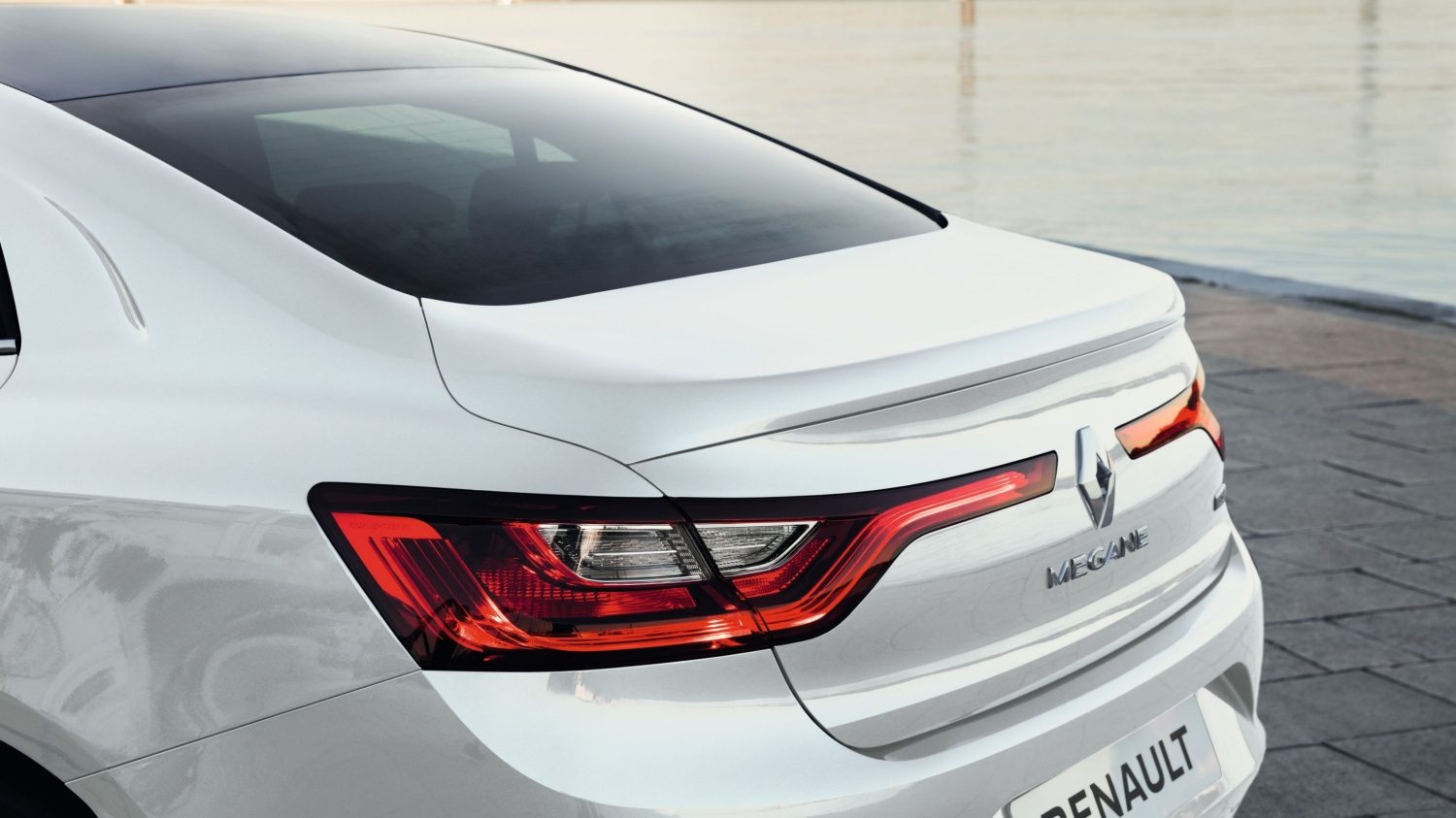 Renault Megane Sedan Rear Side View 