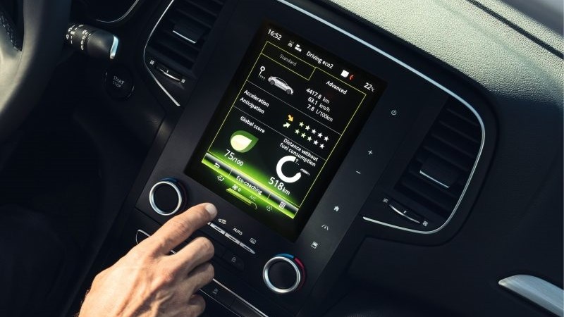 Renault Megane Sedan Vertical Touchscreen