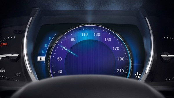 Renault MEGANE Sedan - TFT digital speedometer