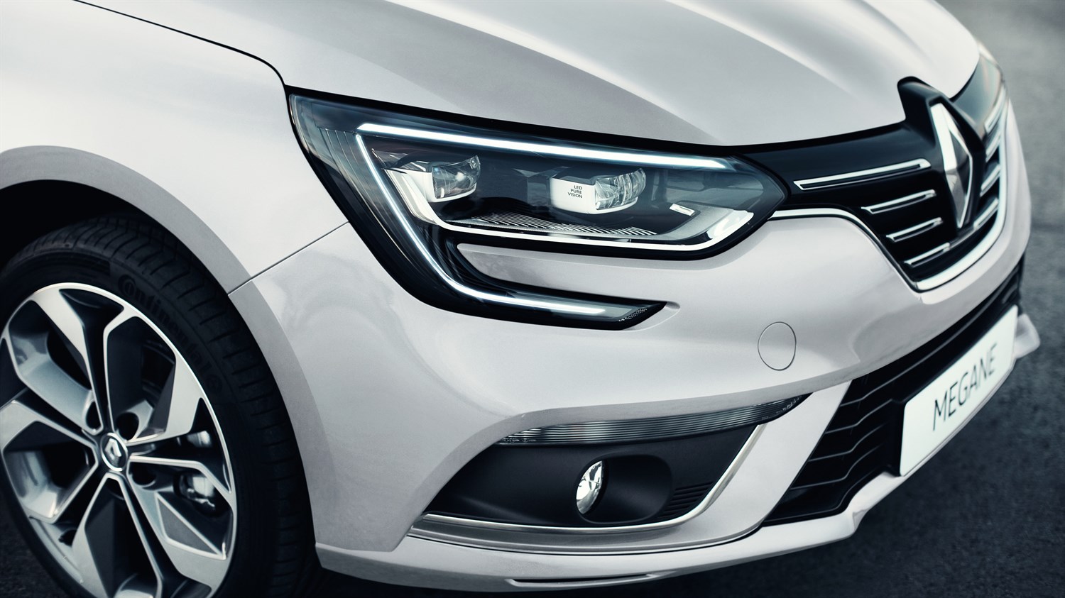 Renault Megane Sedan Front Side View Of The Vehicle