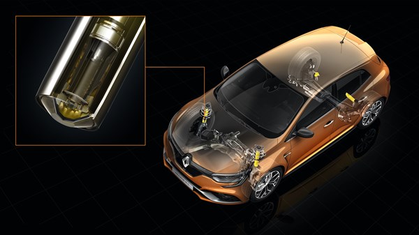 Renault MEGANE RS - hydraulic compression