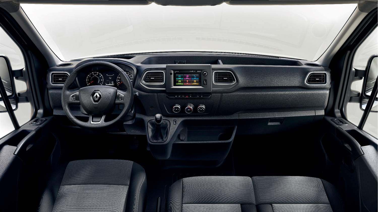 Renault Master Van dashboard view