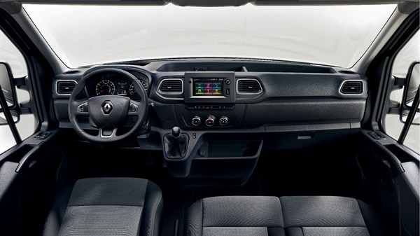 Renault Master Van interior and dashboard view