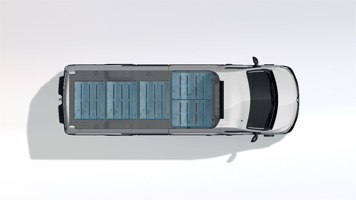 Renault Master Van top view
